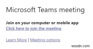 Cách tạo liên kết cuộc họp nhóm Microsoft 