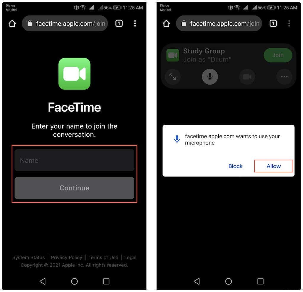 Cách nhận Facetime cho Android 