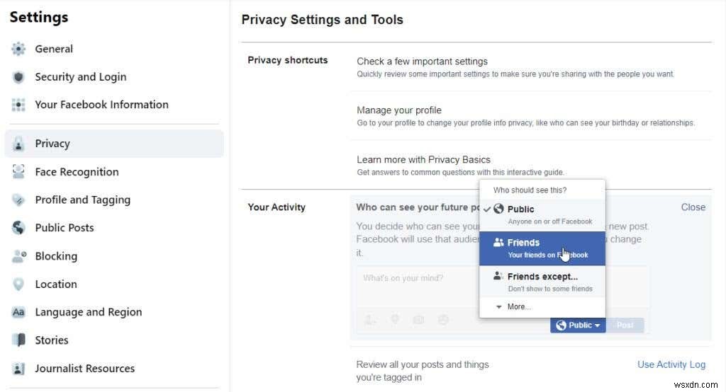 Cách đặt ảnh riêng tư trên Facebook 