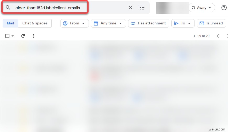 Cách chỉ xóa email cũ trong Gmail 