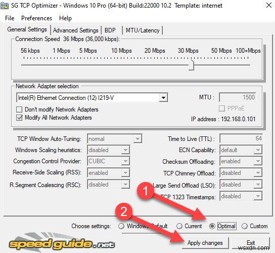 Cách tối ưu hóa cài đặt TCP / IP trong Windows 10