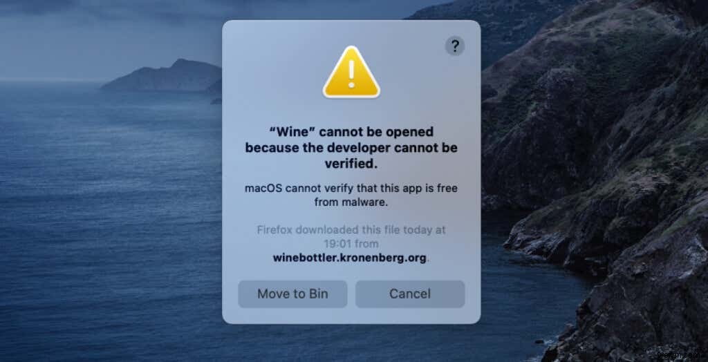 Cách mở tệp EXE trên máy Mac 