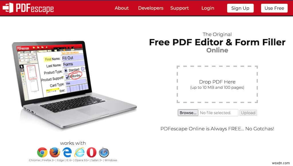 Cách tạo tệp PDF có thể lấp đầy miễn phí 