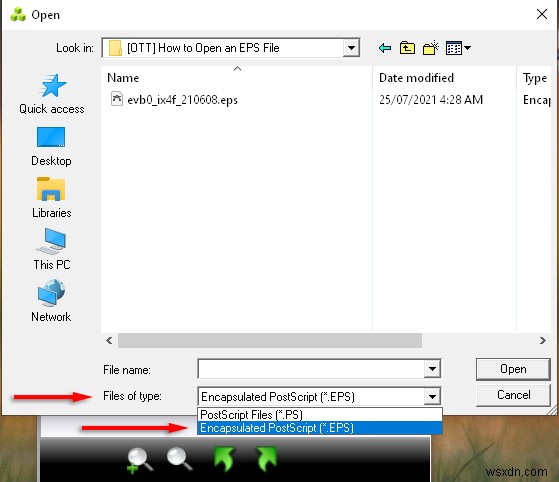 Cách mở tệp hình ảnh EPS trên Windows 