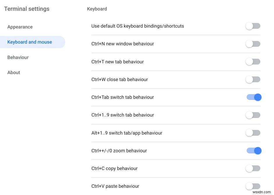 Cách mở Thiết bị đầu cuối Linux trên Chromebook 