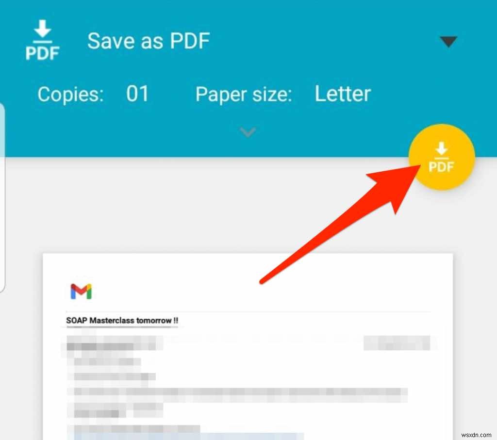 Cách lưu email dưới dạng tệp PDF 