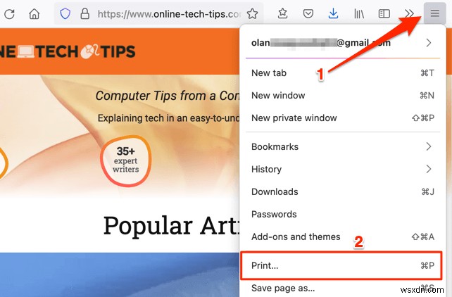 Cách lưu trang web dưới dạng PDF trên Mac và Windows 