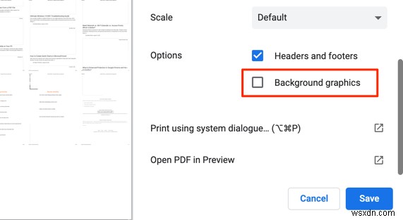 Cách lưu trang web dưới dạng PDF trên Mac và Windows 