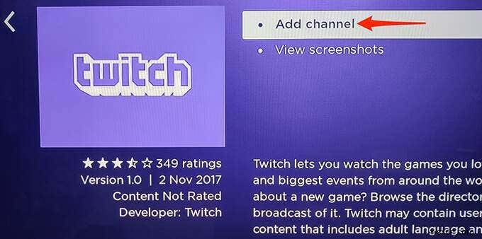 Cách xem Twitch trên Roku 