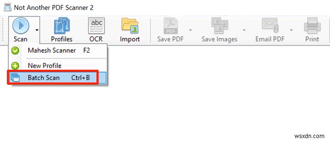 Cách quét nhiều trang vào một tệp PDF 