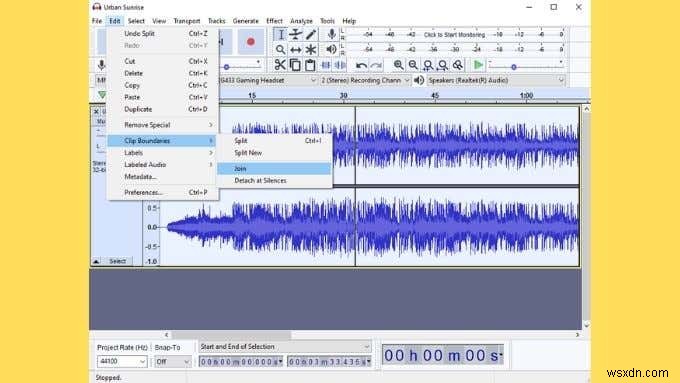 Cách tách âm thanh trong Audacity và các thủ thuật hữu ích khác 