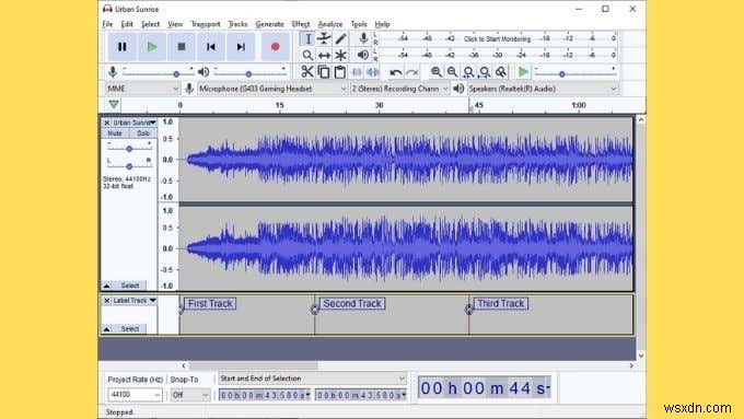 Cách tách âm thanh trong Audacity và các thủ thuật hữu ích khác 