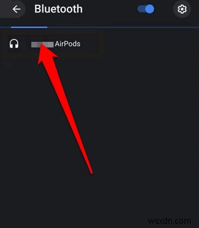 Cách kết nối AirPods với Chromebook 