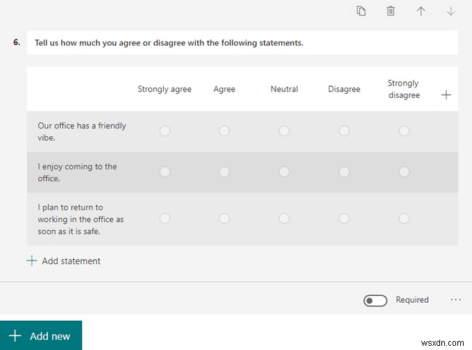 Cách sử dụng Microsoft Forms 