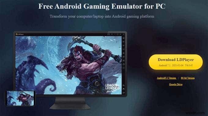 Cách chơi trò chơi Android trên PC 