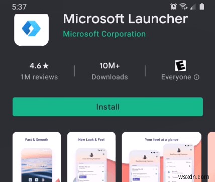 Cách tắt Microsoft Launcher trên Android 