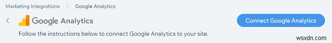 Cách thêm Google Analytics vào Wix 