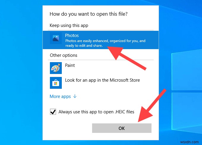 Cách mở tệp HEIC trên Windows 
