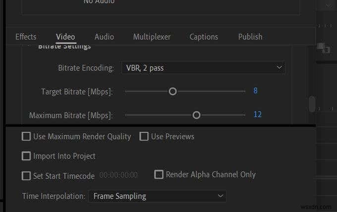 Cách xuất video từ Premiere Pro sang mạng xã hội 