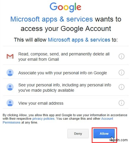 Cách thiết lập cài đặt Gmail IMAP trong Outlook 