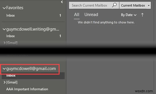 Cách thiết lập cài đặt Gmail IMAP trong Outlook 