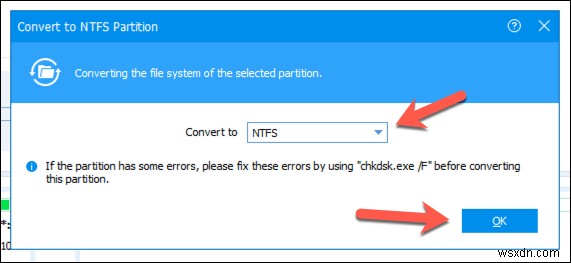 Cách chuyển đổi ổ đĩa Windows từ FAT32 sang NTFS 