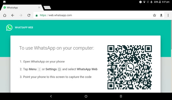 Cách cài đặt WhatsApp trên máy tính bảng 