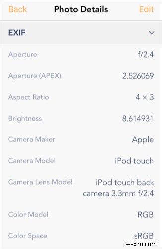 Xem siêu dữ liệu EXIF ​​của ảnh trên iPhone, Android, Mac và Windows 