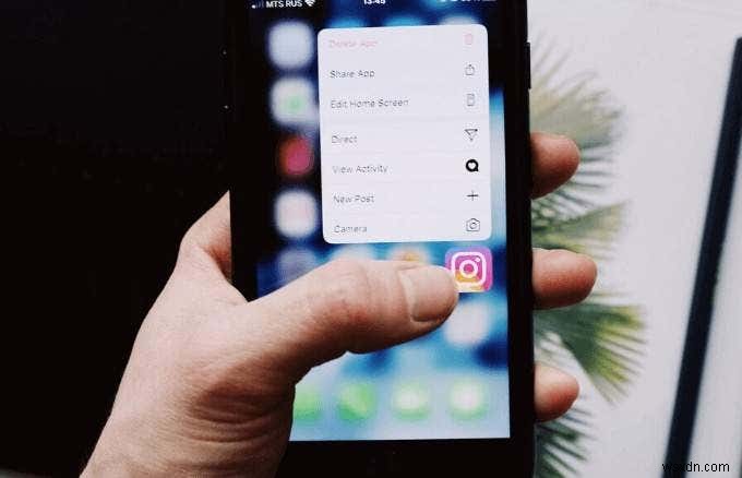 Cách xóa tài khoản Instagram 