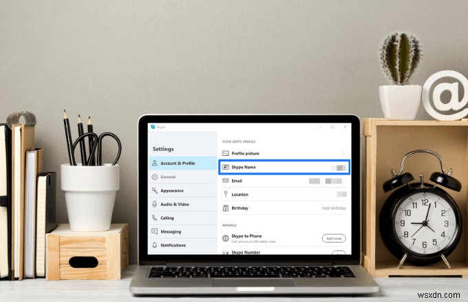 Cách thay đổi tên Skype của bạn 