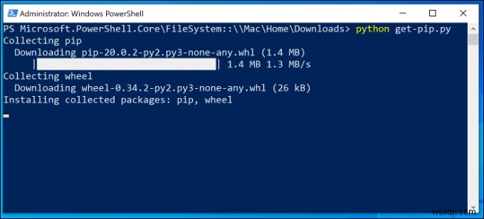 Cách cài đặt Python PIP cho các gói Python 