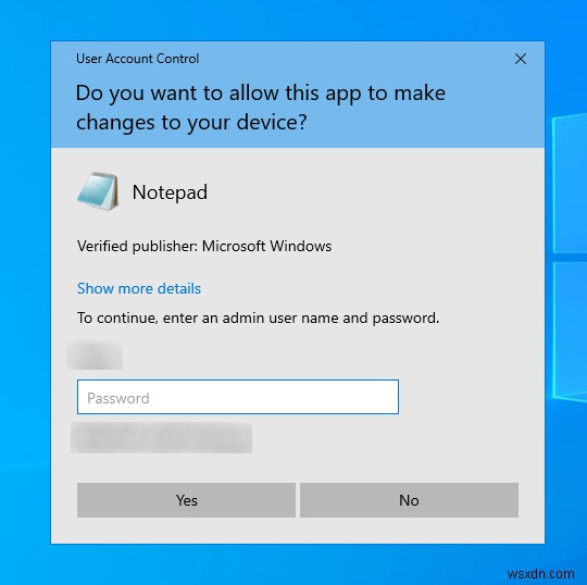 Mở Notepad với tư cách Quản trị viên để tránh  Quyền truy cập bị từ chối 