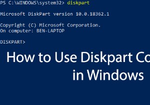 Cách sử dụng DiskPart Utility trong Windows 