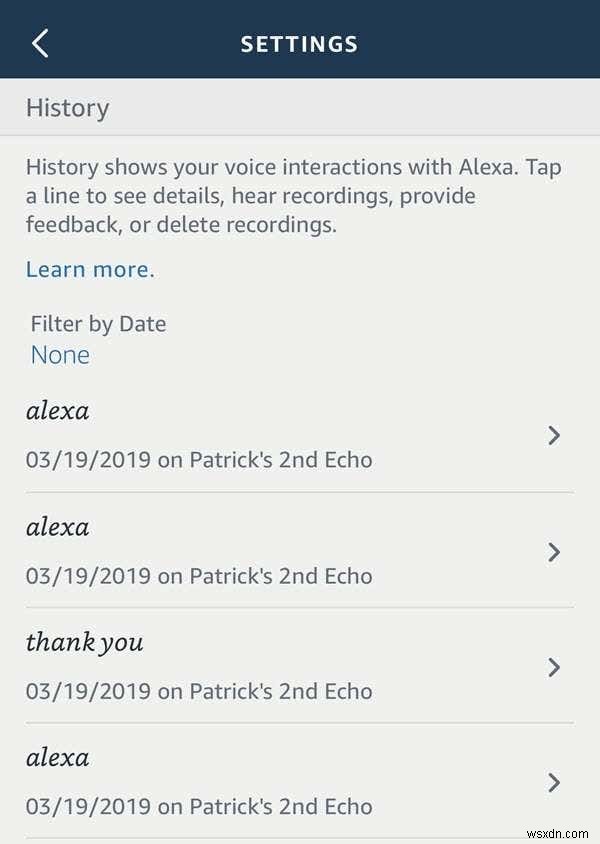 Cách xóa thông tin Alexa của bạn 