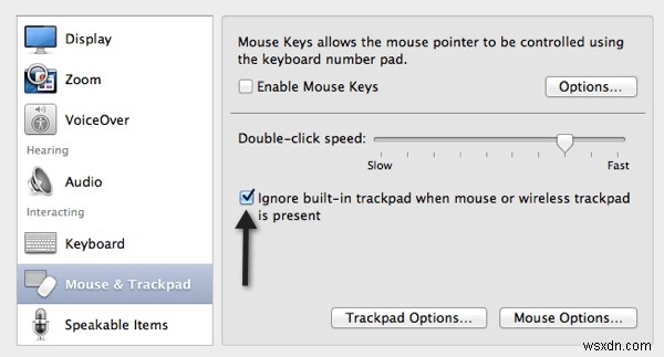 Tắt Bàn di chuột / Bàn di chuột trên Mac và PC 