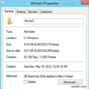 Dọn dẹp Thư mục WinSxS trong Windows 7/8/10 