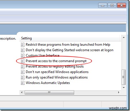 Ngăn chặn quyền truy cập vào Command Prompt trong Windows 