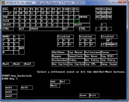 Chạy các chương trình và trò chơi DOS cũ trong Windows XP, Vista, 7/8/10 