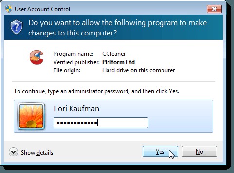 Chạy chương trình với tư cách là quản trị viên có toàn quyền trong Windows 