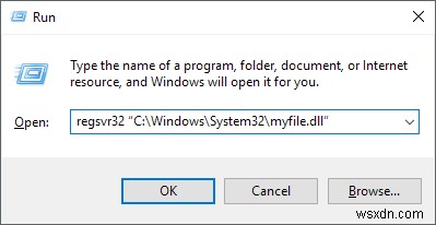 Cách đăng ký tệp DLL trong Windows 