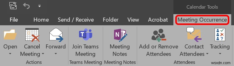Cách sử dụng theo dõi cuộc họp Outlook để xem ai đã chấp nhận 