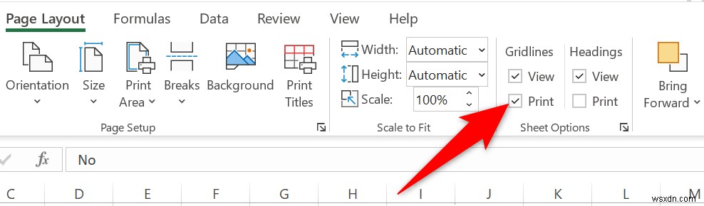 Cách xóa đường lưới trong Excel 