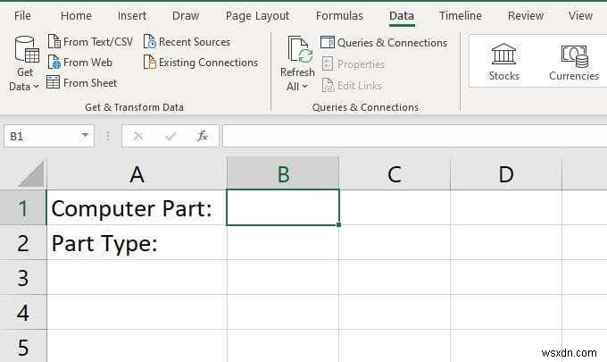 Cách tạo nhiều danh sách thả xuống được liên kết trong Excel 