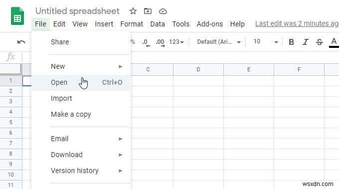 4 cách chuyển đổi Excel sang Google Trang tính 