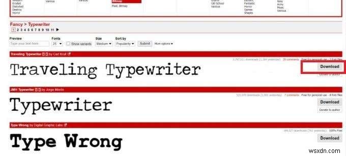 Cách thêm phông chữ mới vào Microsoft Word 