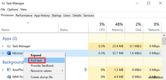 Cách khắc phục Outlook bị kẹt khi tải hồ sơ 