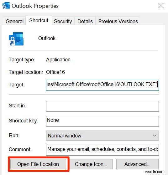 Cách khắc phục Outlook bị kẹt khi tải hồ sơ 