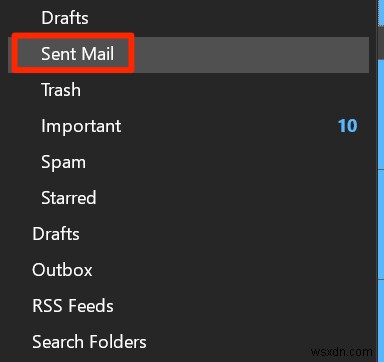 Cách gọi lại email trong Outlook 