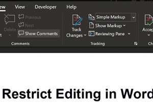 Cách hạn chế chỉnh sửa trên tài liệu Word 