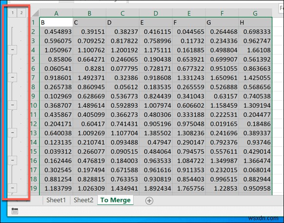 Cách hợp nhất dữ liệu trong nhiều tệp Excel 